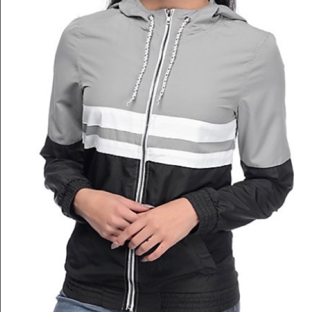 Black and Grey Windbreaker!!!